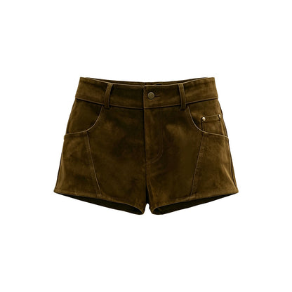 The_NeverMore_Retro_Brown_Structured_Panel_Texture_Low_Waist_Cotton_Women&