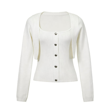 The_NeverMore_Square_Neck_Faux_Layered_Button_Slim_Fit_Cropped_Long_Sleeve_Women&