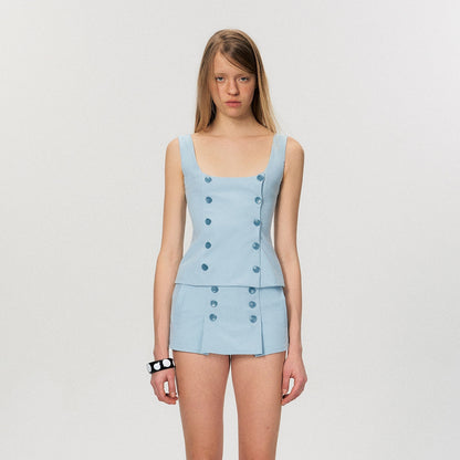The_NeverMore_Vintage_Blazer_Style_Camisole_Two_Piece_Short_Women&