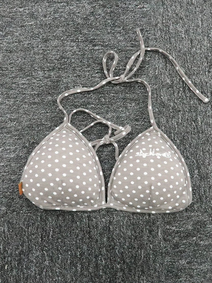 Strappy Dot Bustier Top For Summer