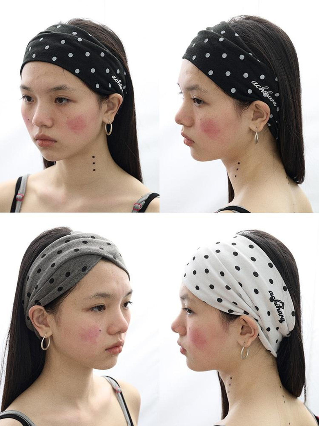 Achihara Toee Adjustable Hairband Soft Knit Headwrap For Styling Comfort