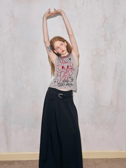 DIDDI MODA Tom Charm Sleeveless Knit Vest