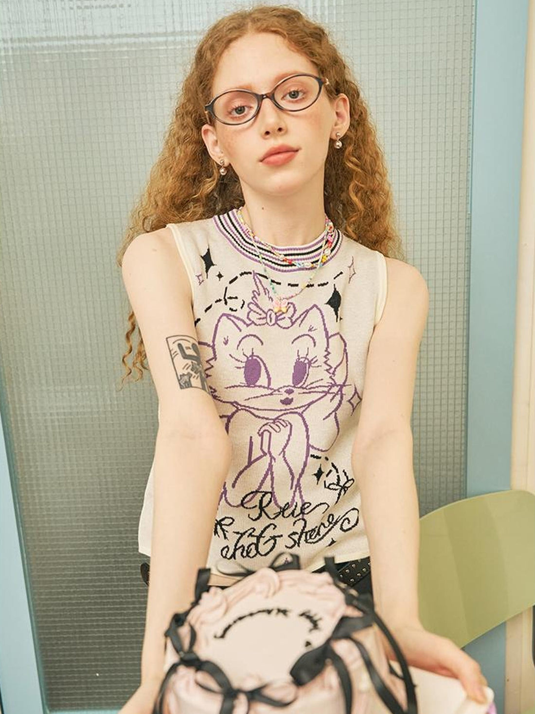 Tom Charm Sleeveless Knit Vest