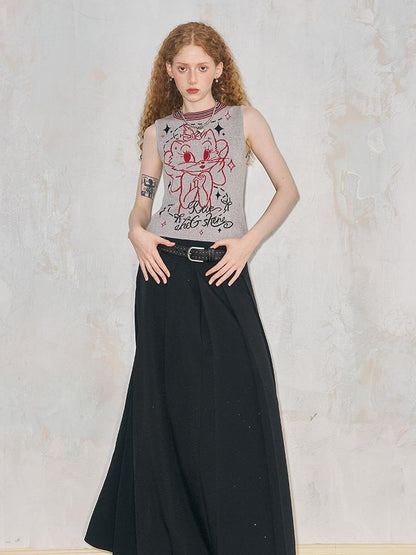 Tom Charm Sleeveless Knit Vest