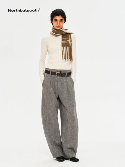 Tri Color Cropped Pullover Women&