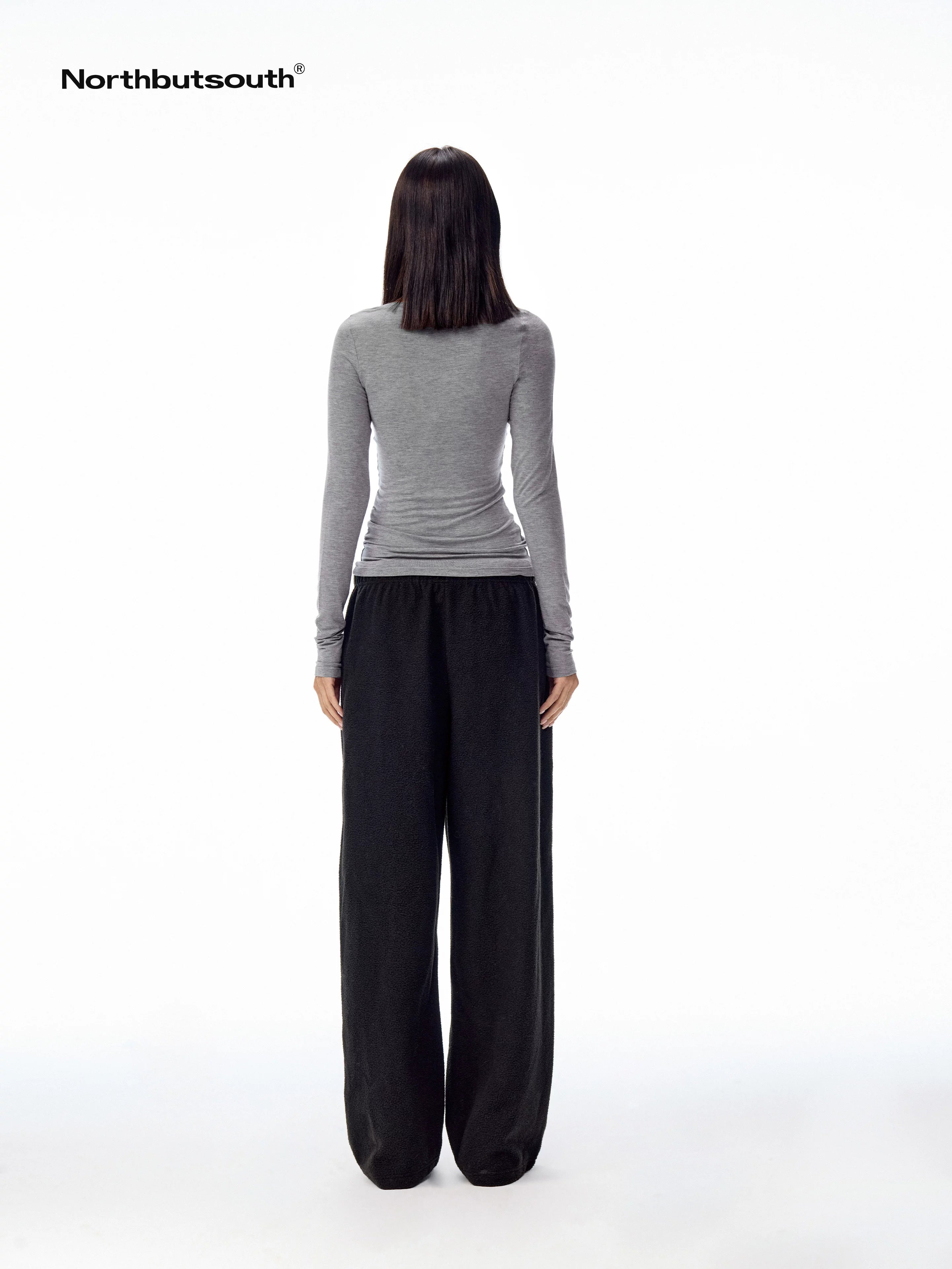Tricolor V-neck High Stretch Slim Women&
