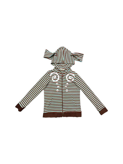 Ttsunami Light Blue Swirl Striped Studded Silver Dot Women&