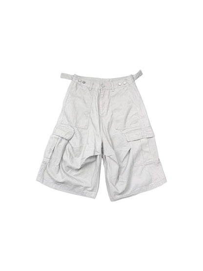 Ttsunami Light Gray Large Pocket Drawstring Street Women&