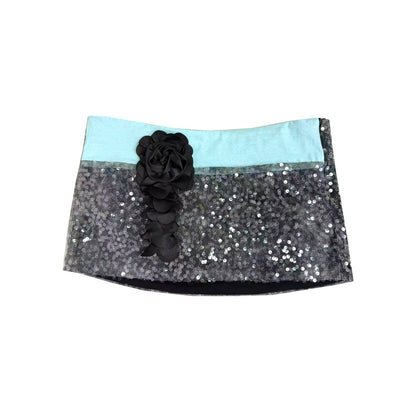 Ttsunami_Mint_Green_Black_Sequin_Patchwork_Layered_Floral_Women&