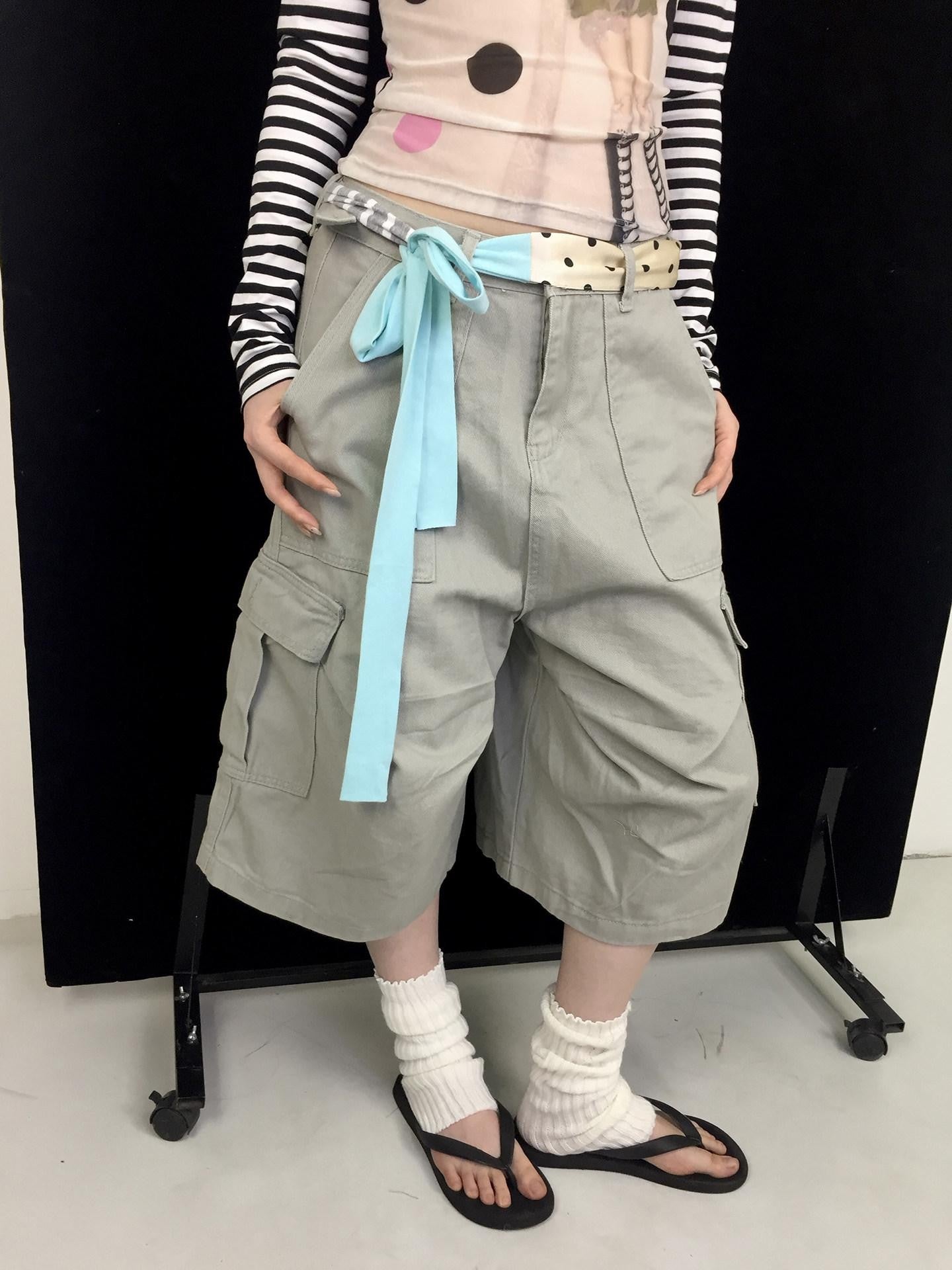 Ttsunami Mint Green Patchwork Polka Dot Stripe Women&