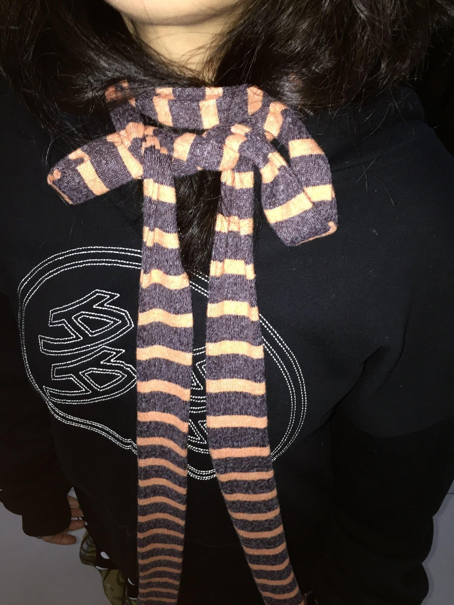 Ttsunami Orange Striped Print Women&