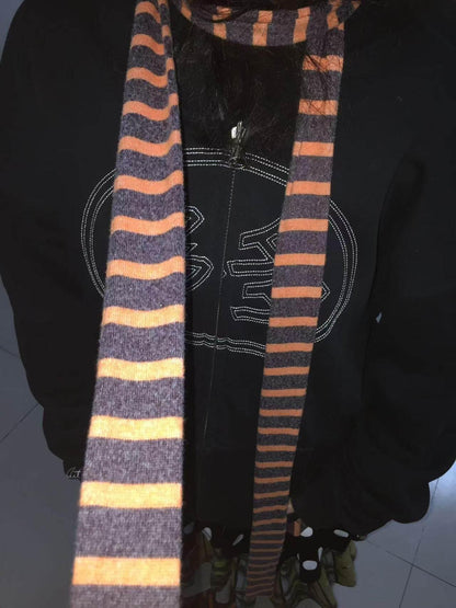 Ttsunami Orange Striped Print Women&