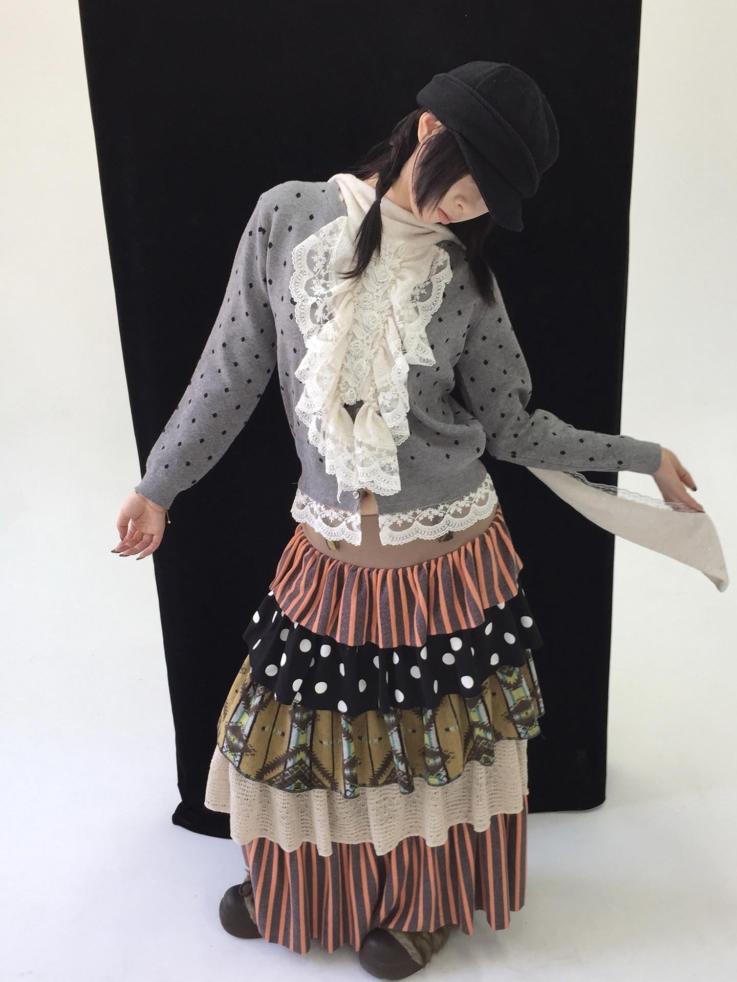 Ttsunami Palace Lace Splice Ruffle Floral Women&