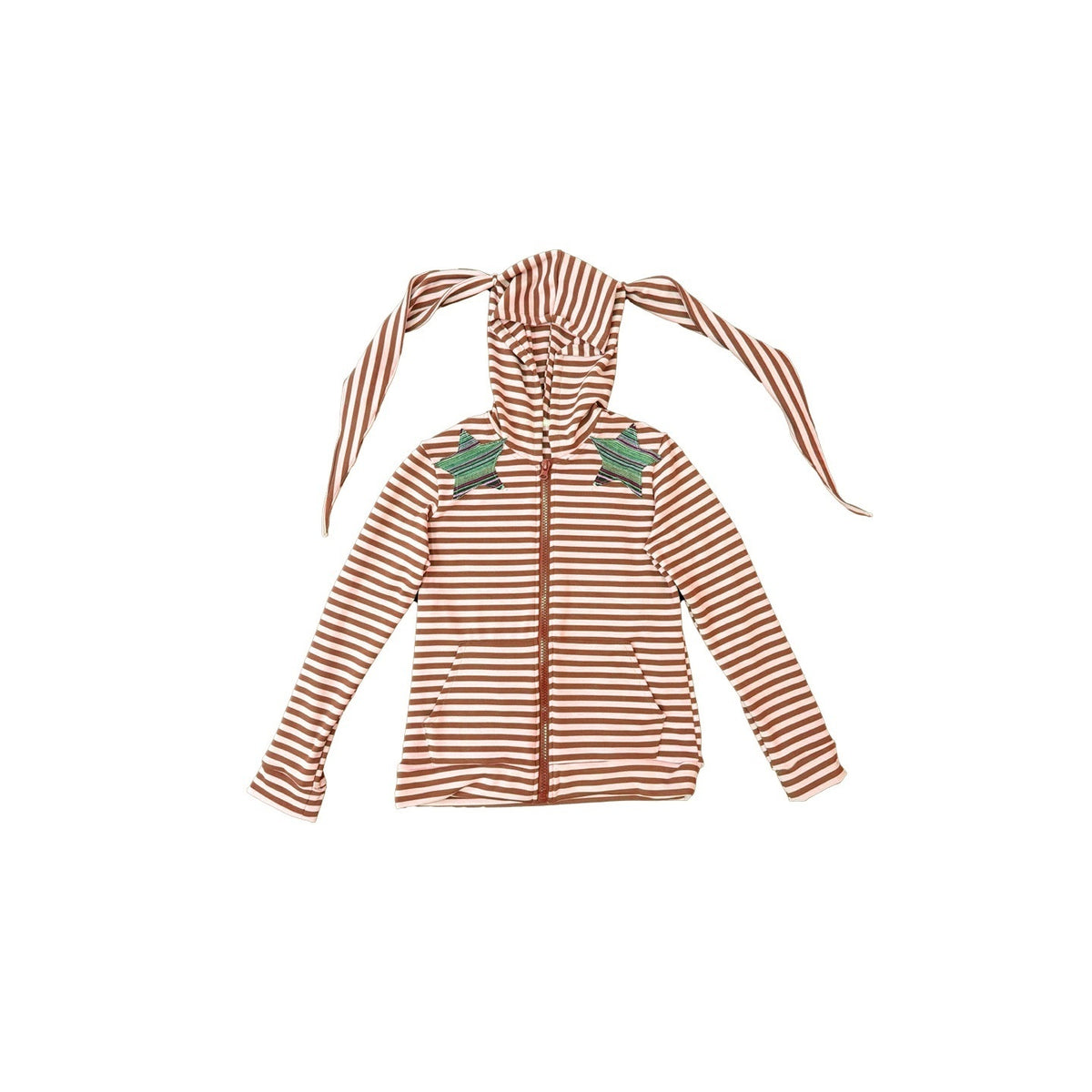 Ttsunami_Striped_Rabbit_Ear_Hooded_Drawstring_Women&