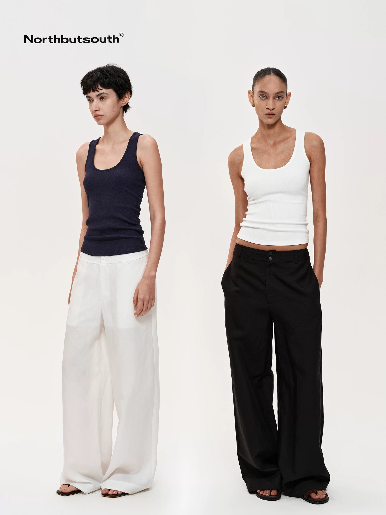 U-Neck Slim Fit Ribbed Tank Top