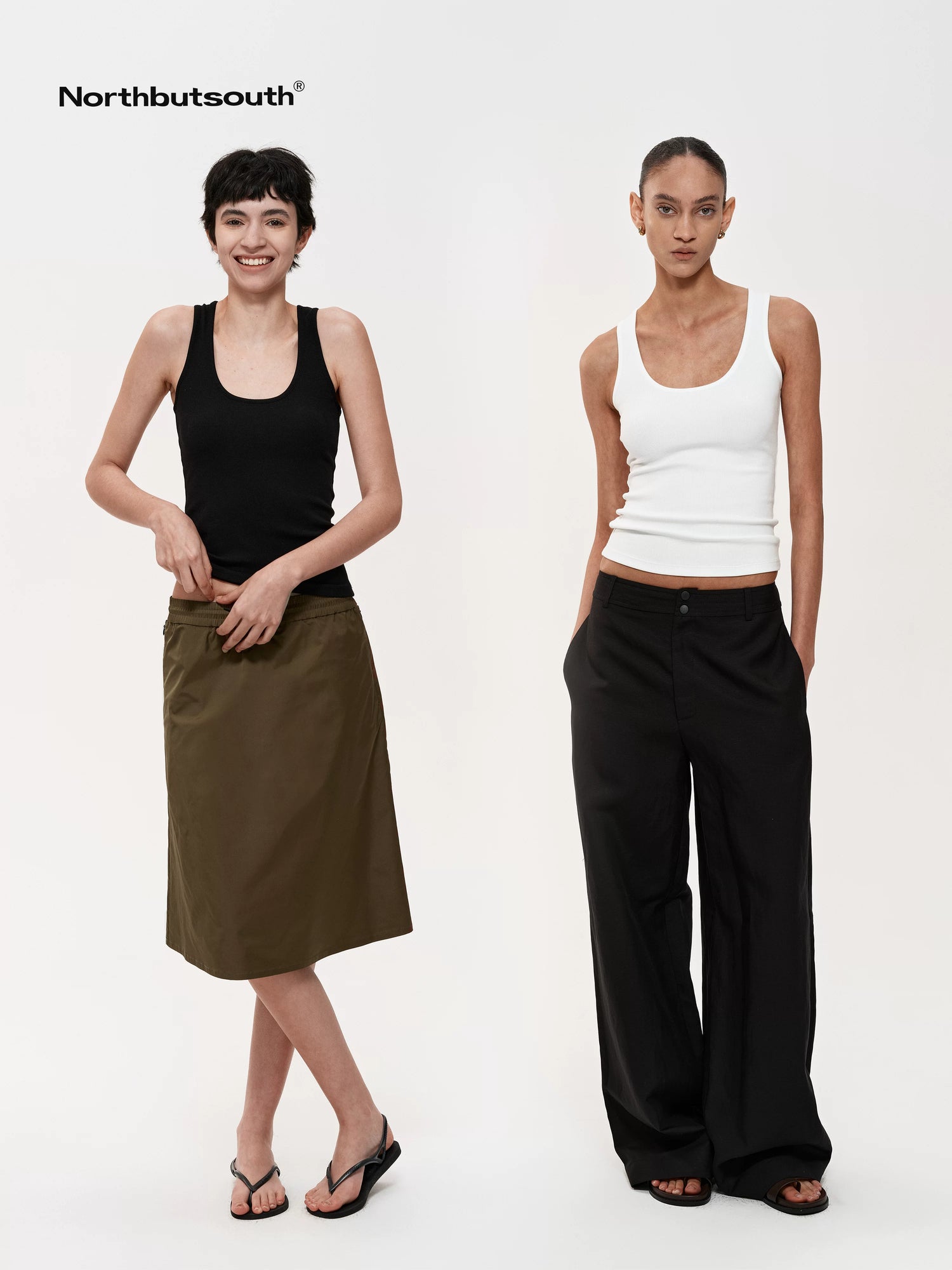 U-Neck Slim Fit Ribbed Tank Top