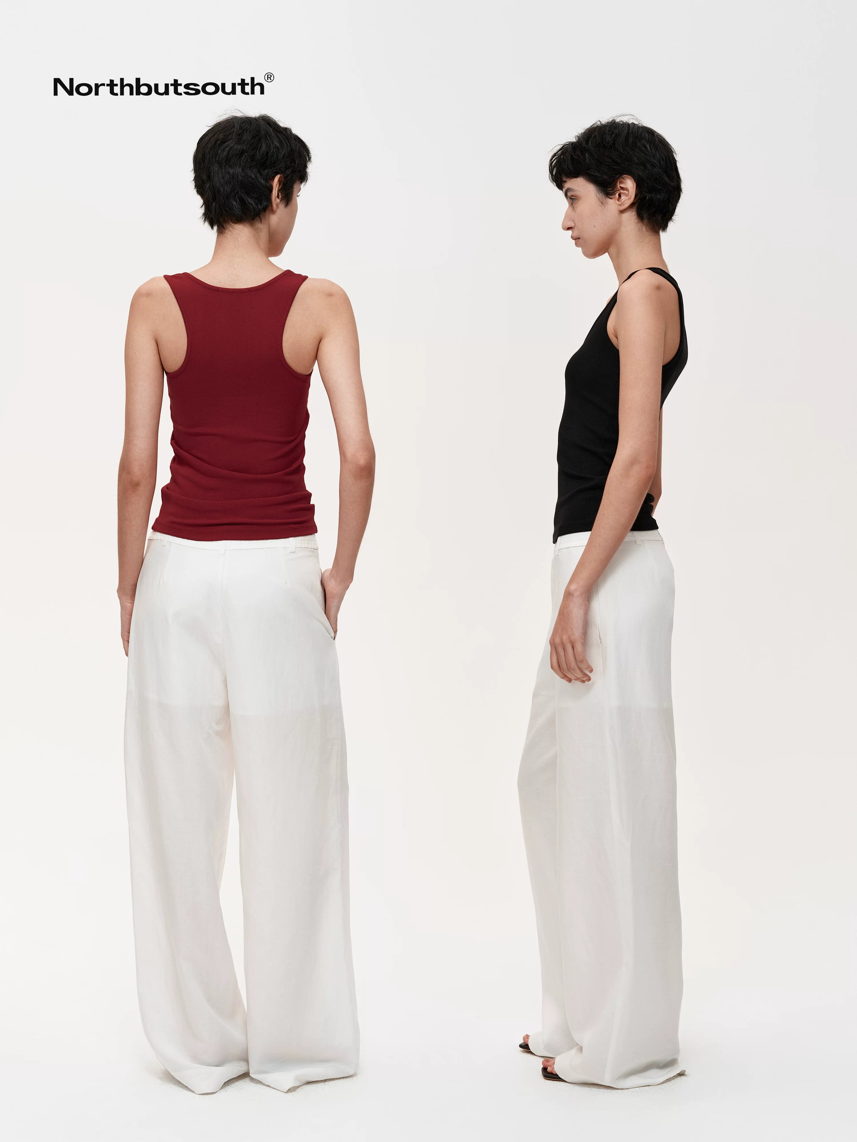 U-Neck Slim Fit Ribbed Tank Top