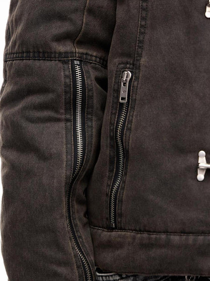Peoplesense Unisex Deconstructed Washed Cotton Oversized Jacket