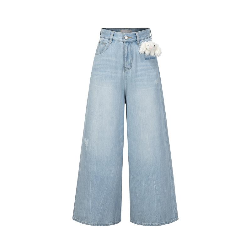 Unisex Low-Rise Wide-Leg Jeans: Trendy &amp; Versatile