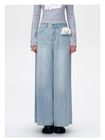 Unisex Low-Rise Wide-Leg Jeans: Trendy &amp; Versatile