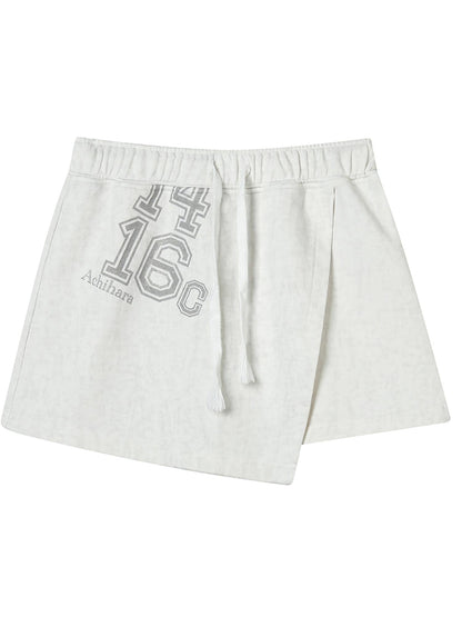 Achihara Renaissance A Line Denim Skirt