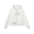 Achihara Renaissance Washed Hoodie V-Neck T-Shirt Long-Sleeve