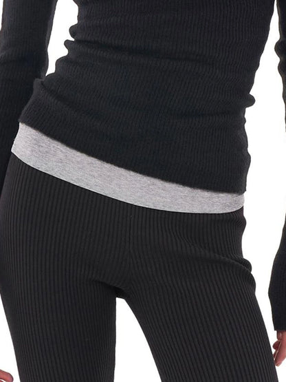 V-Neck 3D Hand-Knit Embroidered Sweater