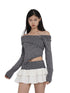 SweetChilling V-Neck Knit Sweater & Layered Pleated Skirt Set For Women