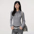 VEEMIX_Gray_Plaid_Fake_Two_Piece_Button_Women&
