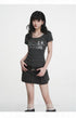VEEMIX_Gray_Print_Lace_Faux_Layered_Halter_Slim_Fit_Women&