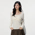 VEEMIX_Grey_Polka_Dot_Faux_Two_Piece_Sweet_Slim_Fit_Women&