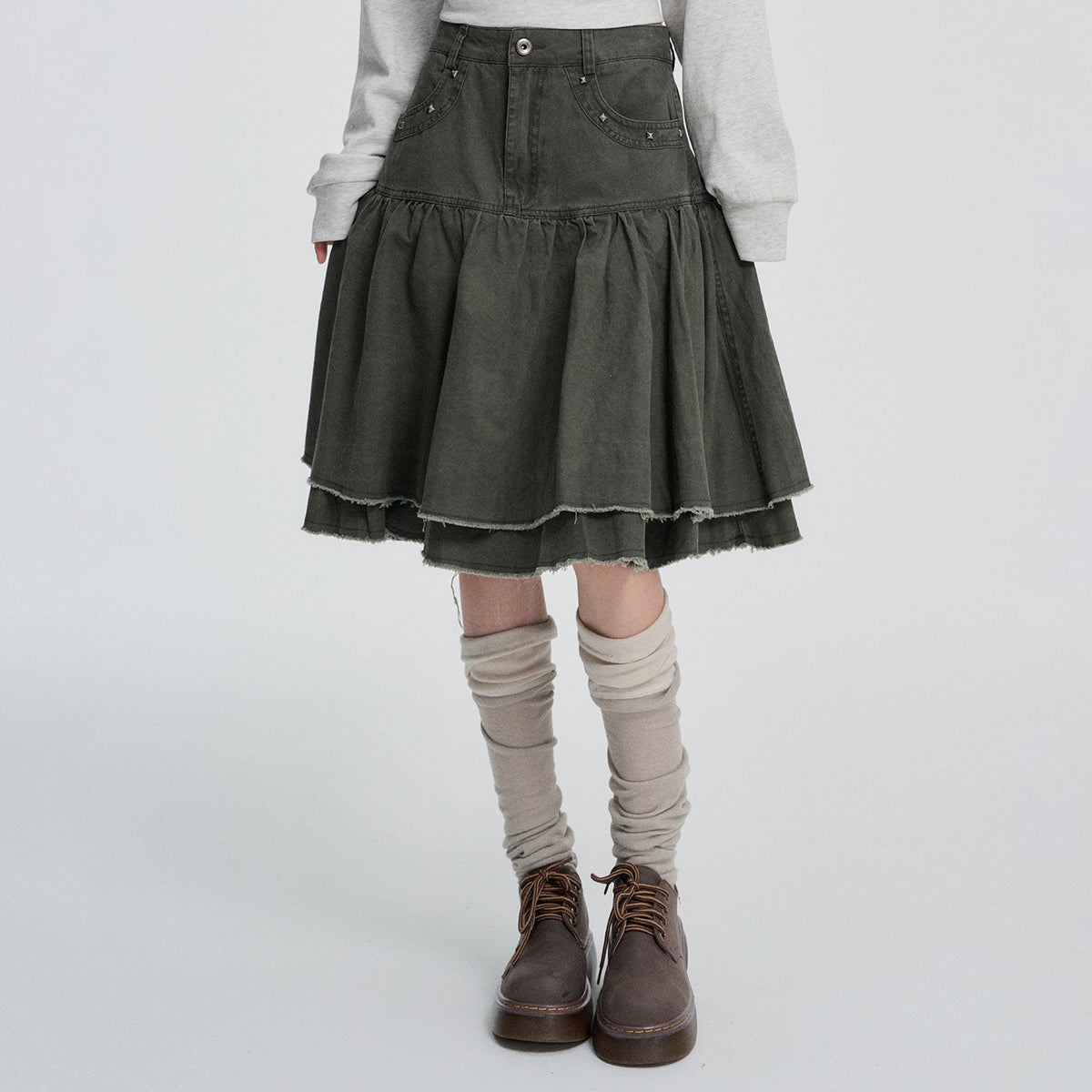 VEEMIX_High_Waist_Beaded_Pleated_Japanese_Style_A_Line_Cotton_Women&