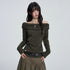 VEEMIX_Off_Shoulder_Striped_Rhinestone_Slim_Fit_Women&