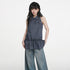 VEEMIX_Plaid_Button_Front_Collared_Pleated_Women&