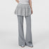 VEEMIX_Polka_Dot_Layered_Look_High_Waist_Straight_Leg_Cotton_Women&