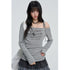 VEEMIX_White_One_Shoulder_Lace_Up_Print_Women&