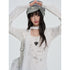 VEEMIX_White_Slim_Fit_Letter_Rivet_Women&