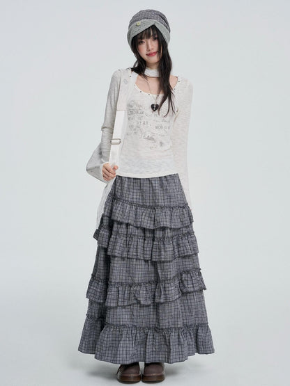 VEEMIX White Slim Fit Letter Rivet Women&