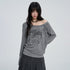 VEEMIX_White_Spliced_Faux_Two_Piece_Shirred_Studded_Women&