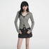 VEEMIX_White_Zip_Up_Faux_Two_Piece_Split_Hem_Women&