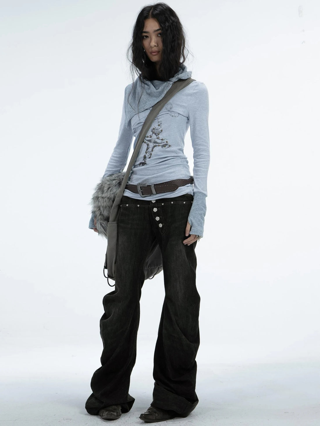 Versatile Knit High Neck Layering Top Sweater