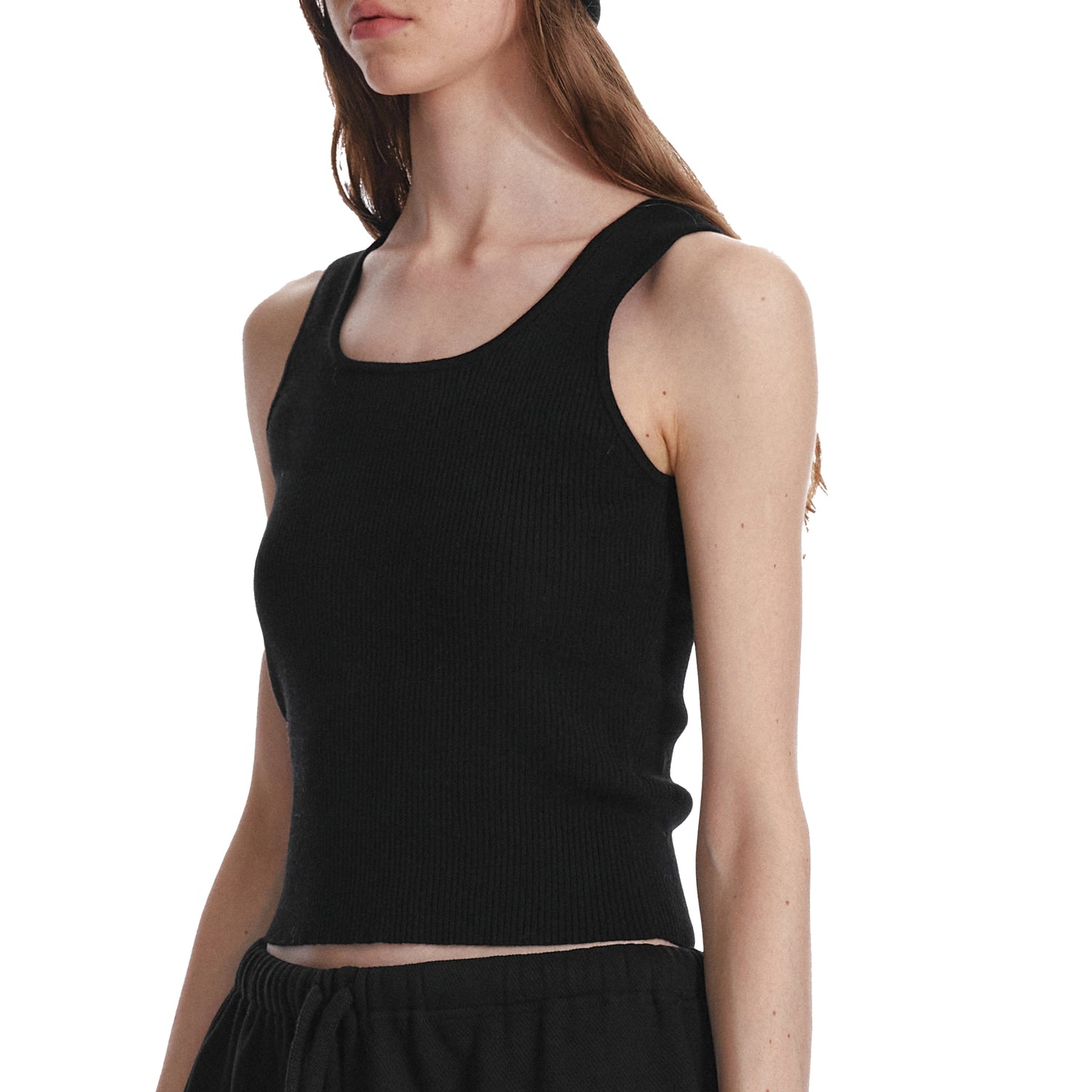 ALINNV STUDIO Basic Turn Collar Layering Shirt With Sleeveless Vest