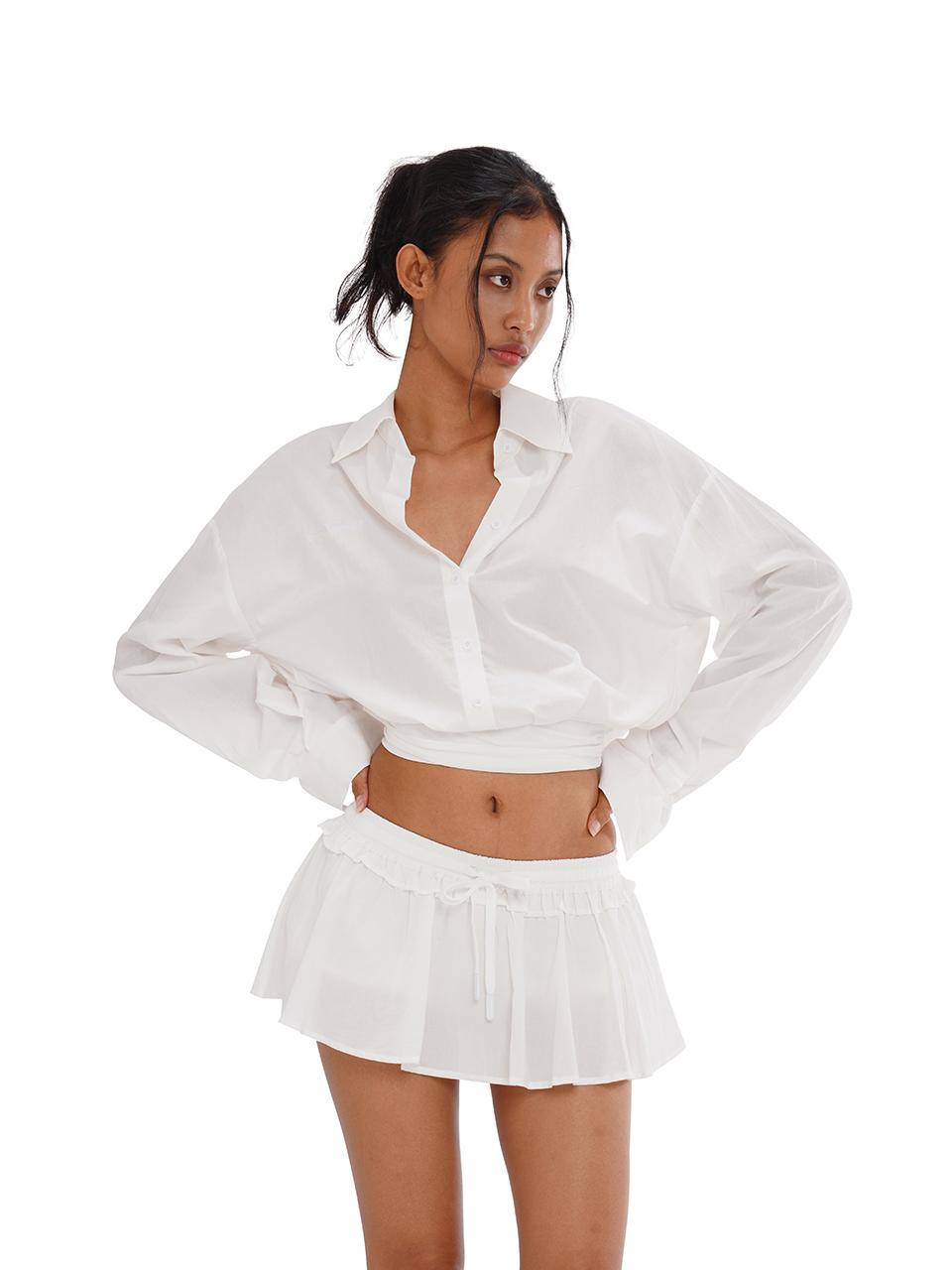 SweetChilling Vintage A-Line Skirt Set With High Waist Blouse Dresses