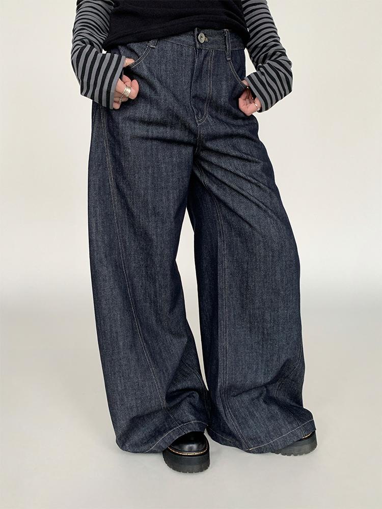Vintage American Split Flare Jeans Wide Leg Pants