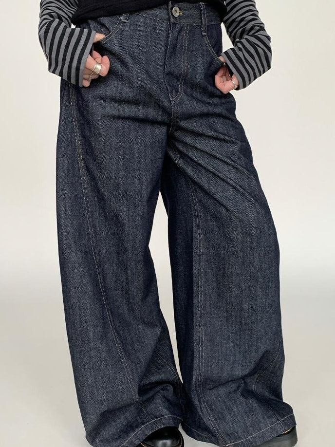 Vintage American Split Flare Jeans Wide Leg Pants