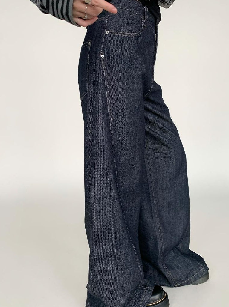 Vintage American Split Flare Jeans Wide Leg Pants