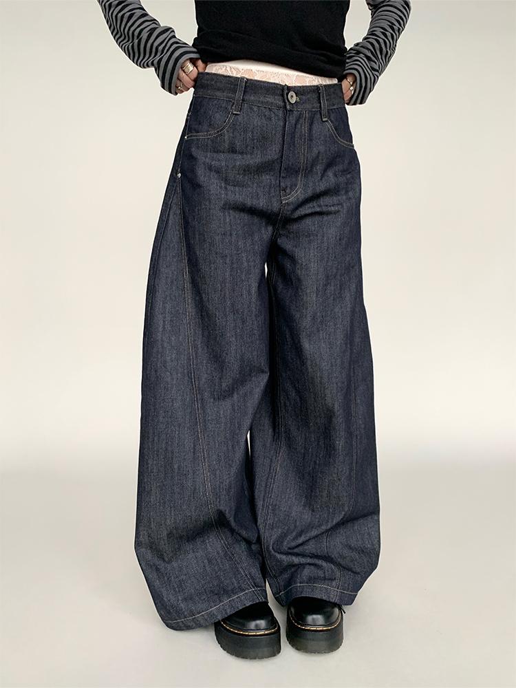 Vintage American Split Flare Jeans Wide Leg Pants