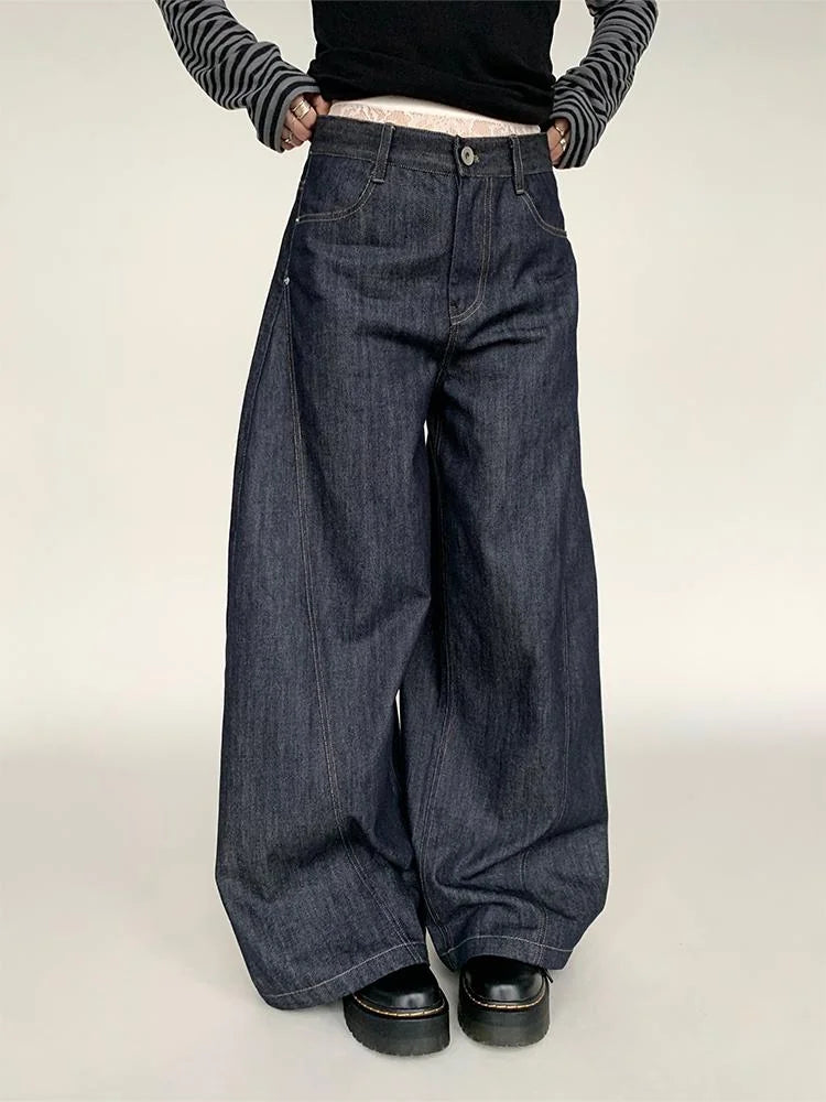Vintage American Split Flare Jeans Wide Leg Pants