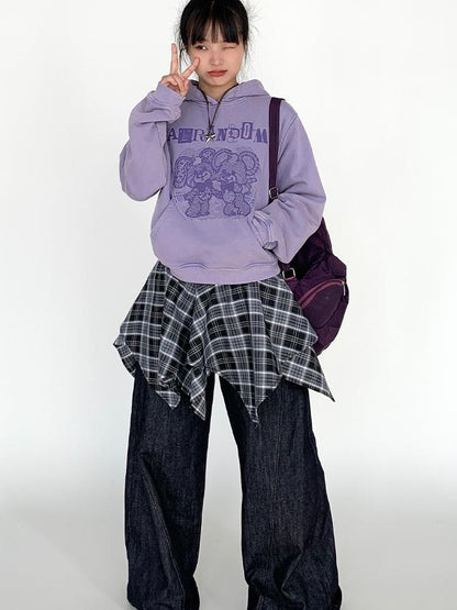 Vintage American Split Flare Jeans Wide Leg Pants