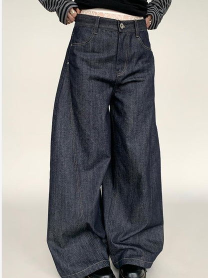 Vintage American Split Flare Jeans Wide Leg Pants